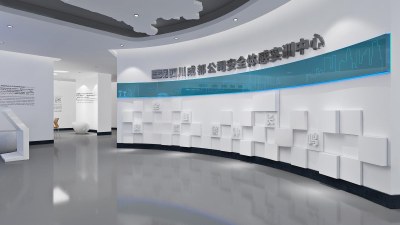 现代展厅3D模型下载